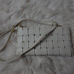 Cream Braided Tote Bag